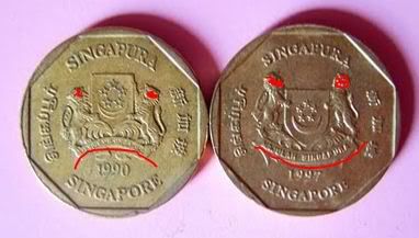 Singapore 1 Coin