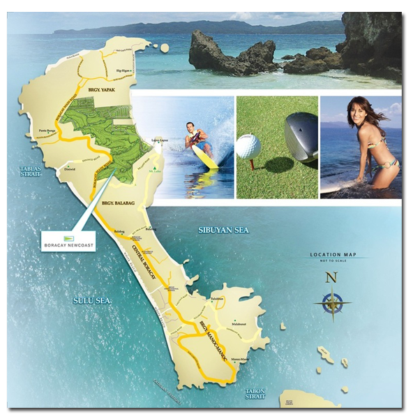 boracay newcoast map boracay newcoast map