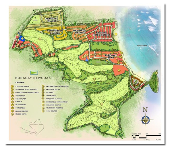 boracay newcoast village map boracay newcoast village map