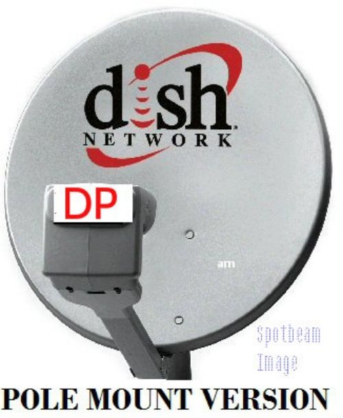 Dish Network Satellite 500 DP Twin Pro LNB Pole Mount RV Tailgater Camper 119 TV eBay