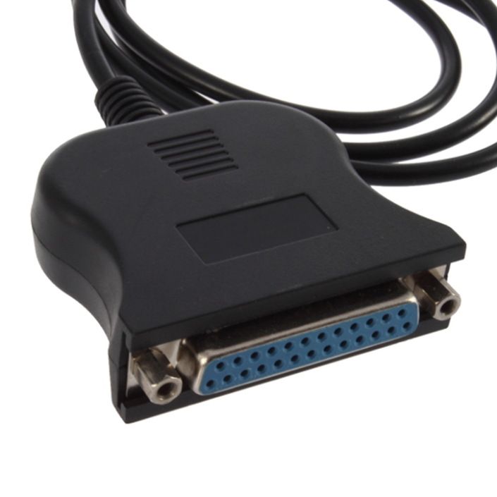 USB to 25 Pin DB25 Parallel Printer Cable Adapter Cord Converter New R2