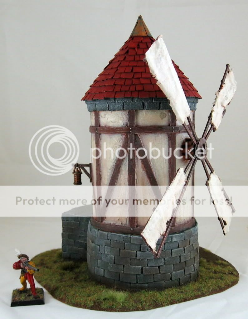 Windmill   terrain scenery for 28mm miniature war games  