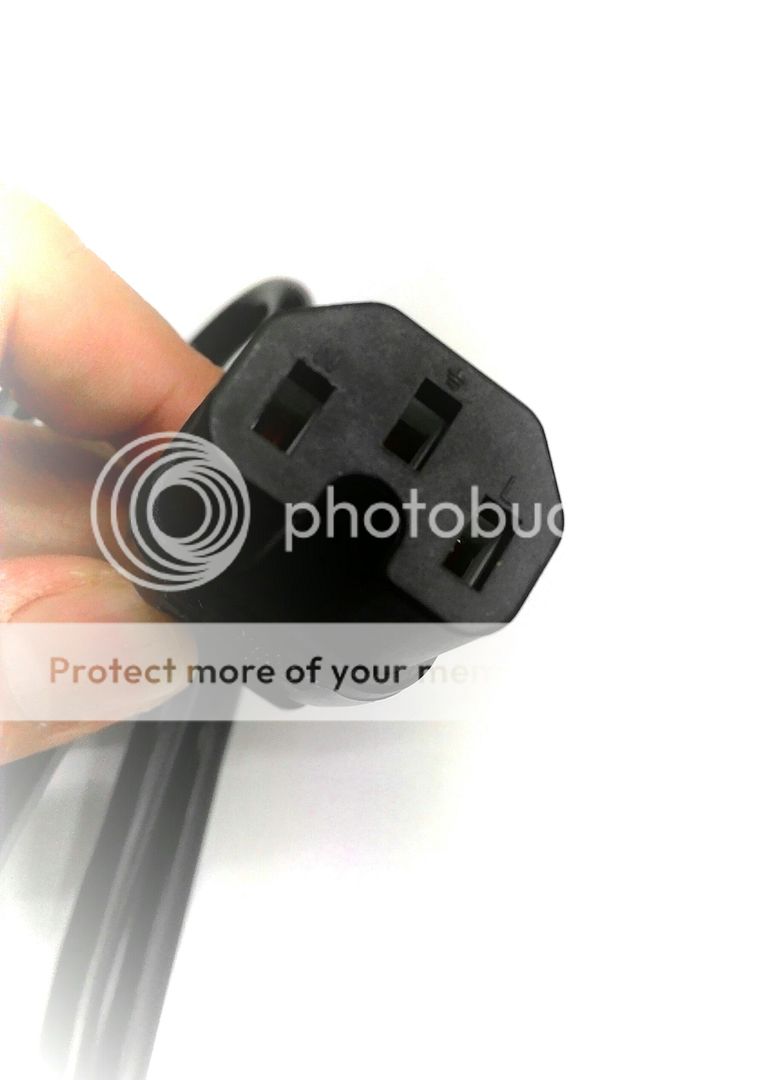 3 Pin AC Power Cord Cable For PC Rice Cooker Laptop LCD Kettle