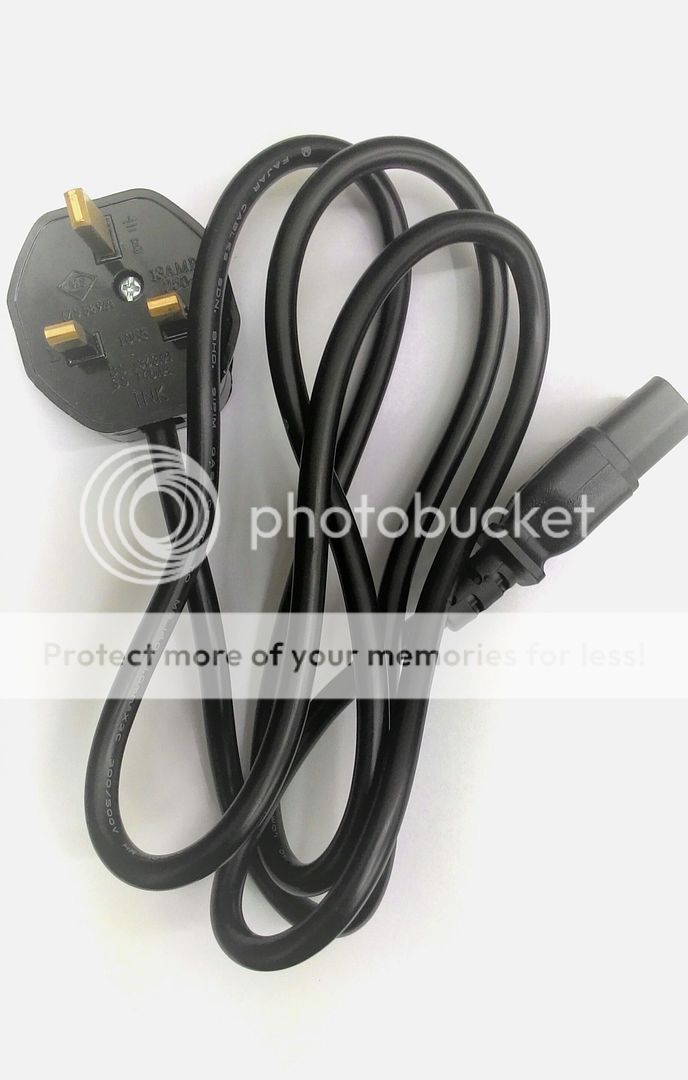 3 Pin AC Power Cord Cable For PC Rice Cooker Laptop LCD Kettle